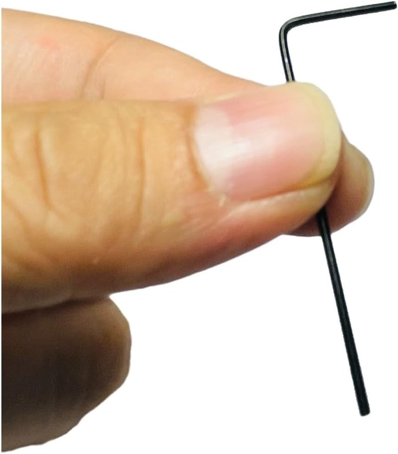ZDingTech 10pcs 0.05 Allen Wrench sets,0.050 inch Allen Wrench,0.05 Hex Key,0.050 Hex Wrench allen key Door Key L Shaped 050 hex wrench set with Long Arm. - Image 4